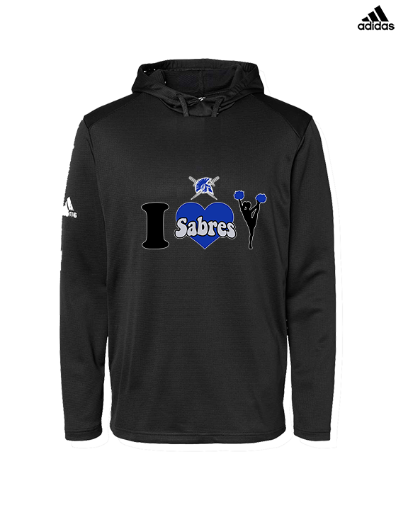 Sumner Cheerleading Cheer I Heart Cheer - Mens Adidas Hoodie