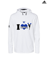 Sumner Cheerleading Cheer I Heart Cheer - Mens Adidas Hoodie
