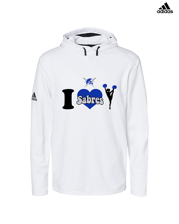 Sumner Cheerleading Cheer I Heart Cheer - Mens Adidas Hoodie