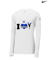Sumner Cheerleading Cheer I Heart Cheer - Mens Nike Longsleeve