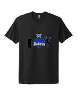 Sumner Cheerleading Cheer I Heart Cheer - Mens Select Cotton T-Shirt