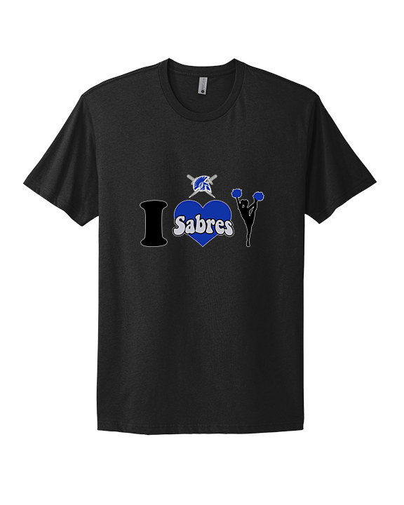 Sumner Cheerleading Cheer I Heart Cheer - Mens Select Cotton T-Shirt