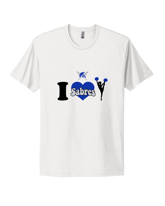 Sumner Cheerleading Cheer I Heart Cheer - Mens Select Cotton T-Shirt