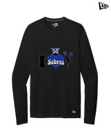Sumner Cheerleading Cheer I Heart Cheer - New Era Performance Long Sleeve