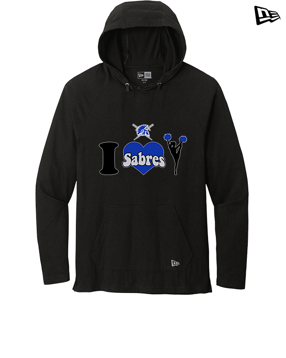 Sumner Cheerleading Cheer I Heart Cheer - New Era Tri-Blend Hoodie