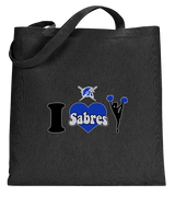Sumner Cheerleading Cheer I Heart Cheer - Tote