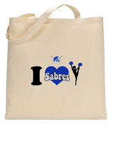 Sumner Cheerleading Cheer I Heart Cheer - Tote