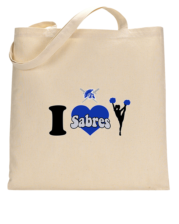 Sumner Cheerleading Cheer I Heart Cheer - Tote