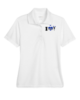 Sumner Cheerleading Cheer I Heart Cheer - Womens Polo