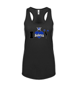 Sumner Cheerleading Cheer I Heart Cheer - Womens Tank Top