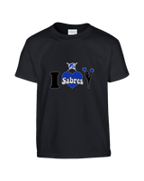 Sumner Cheerleading Cheer I Heart Cheer - Youth Shirt