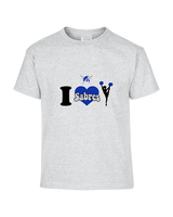 Sumner Cheerleading Cheer I Heart Cheer - Youth Shirt