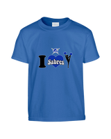 Sumner Cheerleading Cheer I Heart Cheer - Youth Shirt