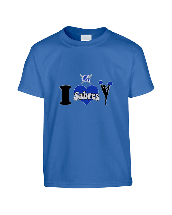 Sumner Cheerleading Cheer I Heart Cheer - Youth Shirt