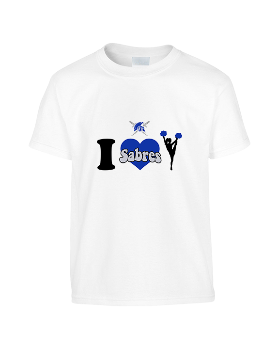 Sumner Cheerleading Cheer I Heart Cheer - Youth Shirt