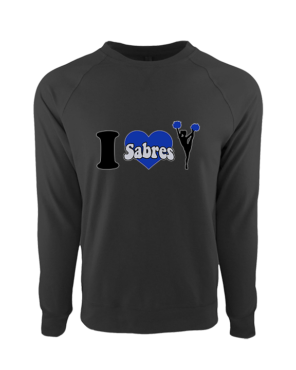 Sumner Cheerleading Cheer I Heart Cheer 2 - Crewneck Sweatshirt