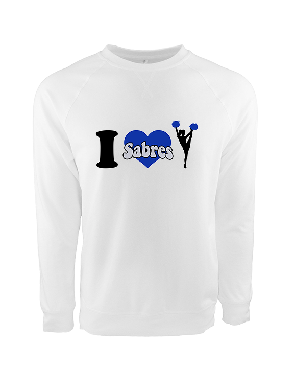 Sumner Cheerleading Cheer I Heart Cheer 2 - Crewneck Sweatshirt