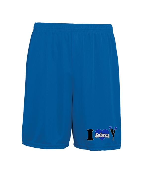 Sumner Cheerleading Cheer I Heart Cheer 2 - Mens 7inch Training Shorts