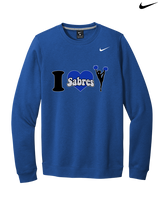 Sumner Cheerleading Cheer I Heart Cheer 2 - Mens Nike Crewneck