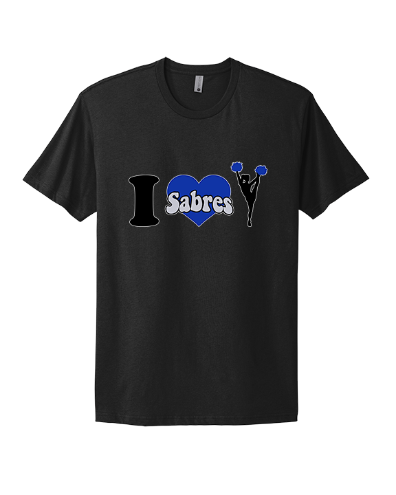 Sumner Cheerleading Cheer I Heart Cheer 2 - Mens Select Cotton T-Shirt