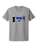 Sumner Cheerleading Cheer I Heart Cheer 2 - Mens Select Cotton T-Shirt