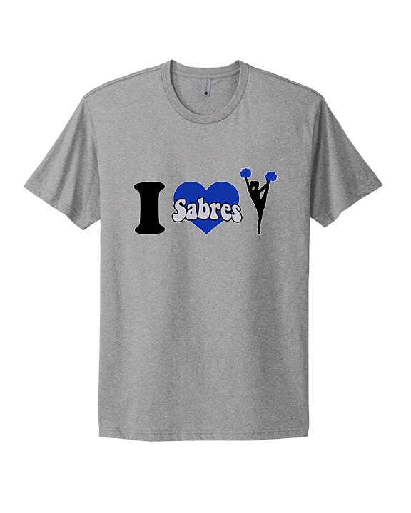 Sumner Cheerleading Cheer I Heart Cheer 2 - Mens Select Cotton T-Shirt