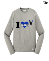 Sumner Cheerleading Cheer I Heart Cheer 2 - New Era Performance Long Sleeve