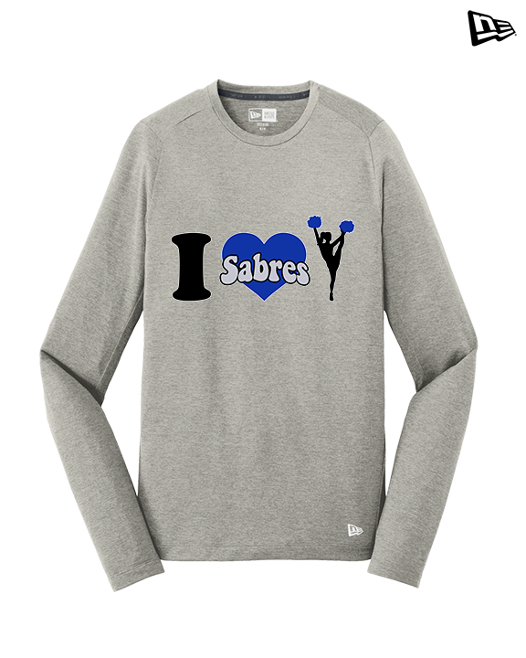 Sumner Cheerleading Cheer I Heart Cheer 2 - New Era Performance Long Sleeve