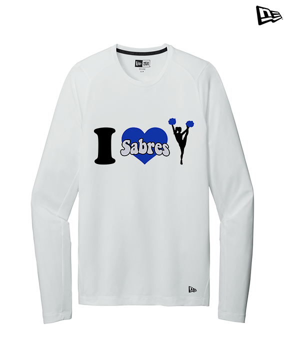 Sumner Cheerleading Cheer I Heart Cheer 2 - New Era Performance Long Sleeve