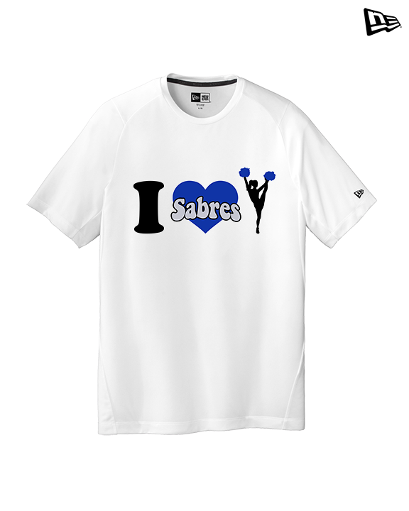 Sumner Cheerleading Cheer I Heart Cheer 2 - New Era Performance Shirt