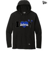Sumner Cheerleading Cheer I Heart Cheer 2 - New Era Tri-Blend Hoodie