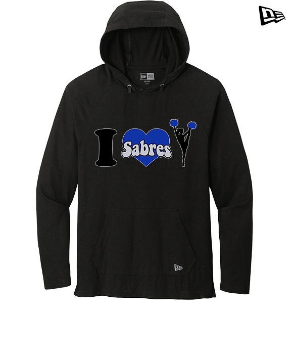 Sumner Cheerleading Cheer I Heart Cheer 2 - New Era Tri-Blend Hoodie