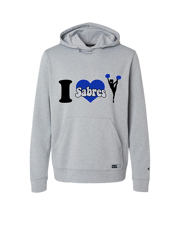 Sumner Cheerleading Cheer I Heart Cheer 2 - Oakley Performance Hoodie
