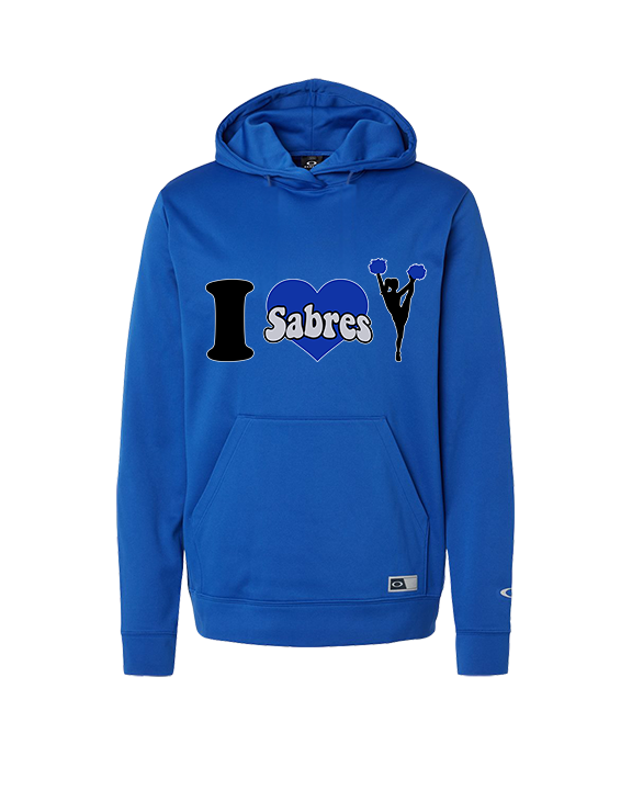 Sumner Cheerleading Cheer I Heart Cheer 2 - Oakley Performance Hoodie