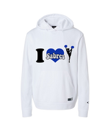 Sumner Cheerleading Cheer I Heart Cheer 2 - Oakley Performance Hoodie