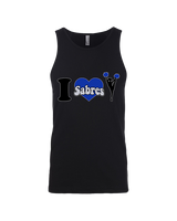 Sumner Cheerleading Cheer I Heart Cheer 2 - Tank Top