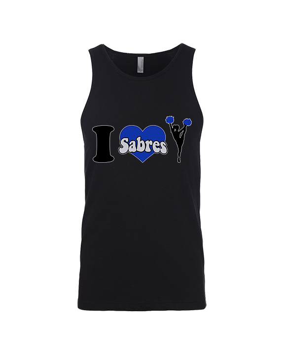 Sumner Cheerleading Cheer I Heart Cheer 2 - Tank Top