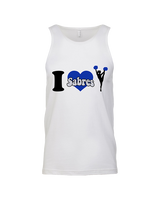 Sumner Cheerleading Cheer I Heart Cheer 2 - Tank Top
