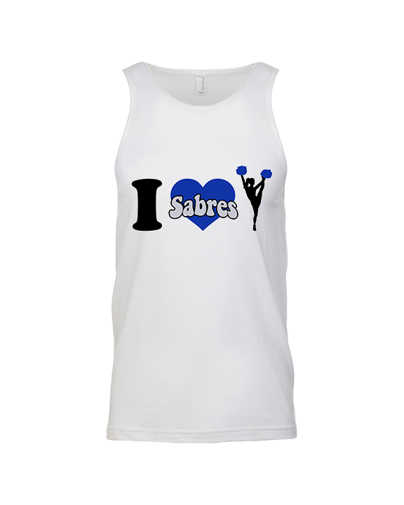 Sumner Cheerleading Cheer I Heart Cheer 2 - Tank Top