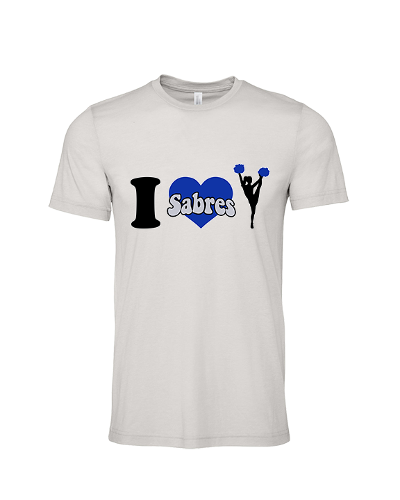 Sumner Cheerleading Cheer I Heart Cheer 2 - Tri-Blend Shirt