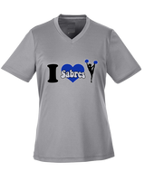 Sumner Cheerleading Cheer I Heart Cheer 2 - Womens Performance Shirt