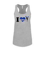 Sumner Cheerleading Cheer I Heart Cheer 2 - Womens Tank Top