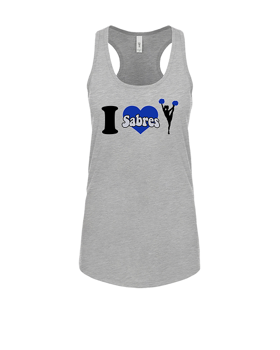 Sumner Cheerleading Cheer I Heart Cheer 2 - Womens Tank Top