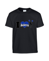 Sumner Cheerleading Cheer I Heart Cheer 2 - Youth Shirt