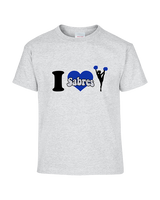 Sumner Cheerleading Cheer I Heart Cheer 2 - Youth Shirt
