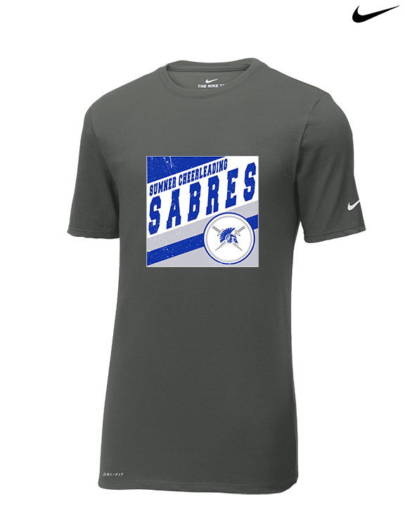 Sumner Cheerleading Cheer Square - Mens Nike Cotton Poly Tee