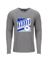 Sumner Cheerleading Cheer Square - Tri-Blend Long Sleeve