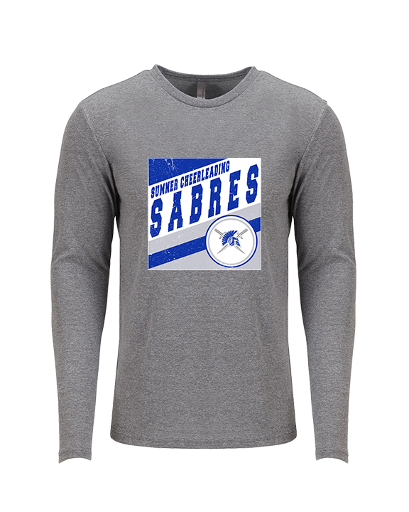 Sumner Cheerleading Cheer Square - Tri-Blend Long Sleeve