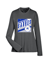 Sumner Cheerleading Cheer Square - Womens Performance Longsleeve