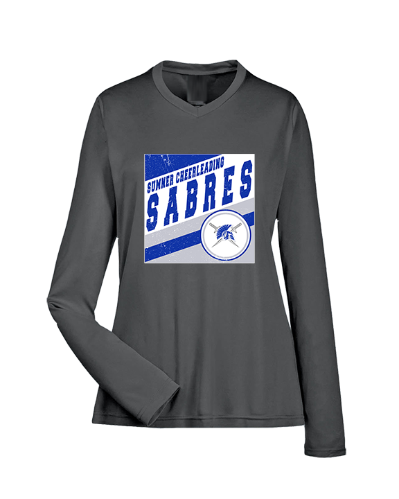 Sumner Cheerleading Cheer Square - Womens Performance Longsleeve